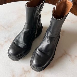 Zara lug boots
